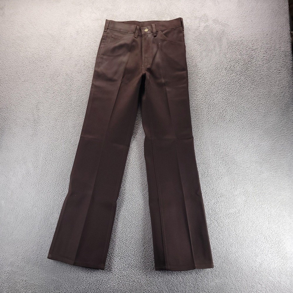 VTG OshKosh BGosh Jeans Mens 30x32 Brown Western Bootcut Talon Zip 70s